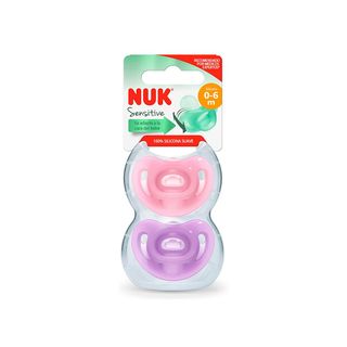 CHUPETE NUK SENSIT SIL 0-6 2U