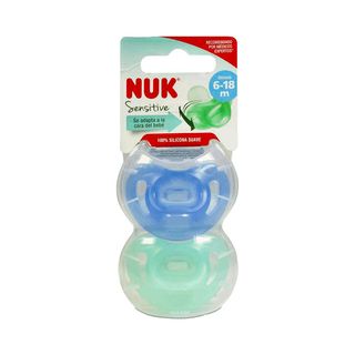 CHUPETE NUK SENSIT SIL 6-18 2U