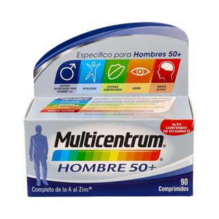 Multicentrum Hombre 50+ 90Comprimidos