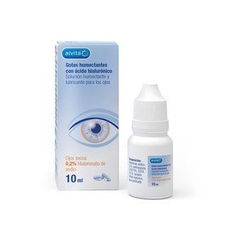 Alvita Gotas Humectantes Con Acido Hialuronico 10 Ml