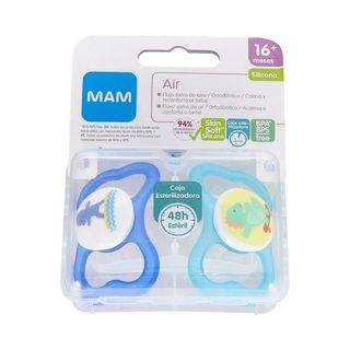 Chupete Silicona Mam Air 16+ A Pack Doble
