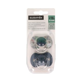 CHUPETE SILICONA FISIOLOGICO SUAVINEX + 18 MESES 2 UNIDADES