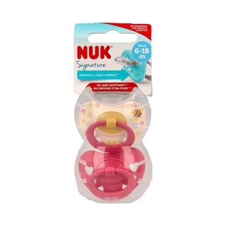 CHUPETE SILICONA NUKETE TALLA 2 2 UNIDADES