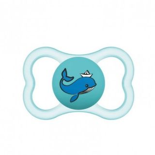 Chupete Mam Silicona Supreme Ballena Azul 16+ M