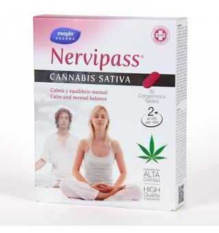 Cannabis Sativa Nervipass 30 Comprimidos