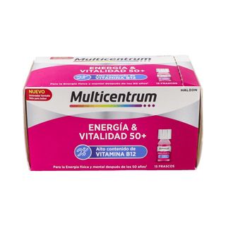 Multicentrum Energia y Vitalidad 50+ 15 Frascos