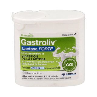 Bensania Gastroliv Lactasa Forte 30 Comprimidos
