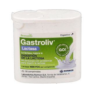 Gastroliv Lactasa 30 Comprimidos