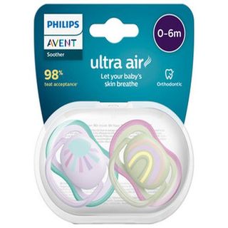 Philips Avent Chupete Ultra Air 0-6M Arcoiris