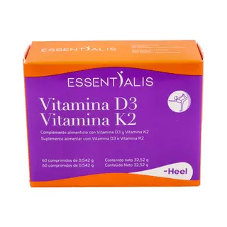 Essentials Vit D3 K2 60 Comp