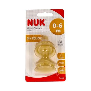 TETINA NUK FC 0-6M LATEX 2U