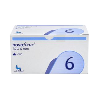 Agujas Novofine 32G 6Mm 100 Uds.