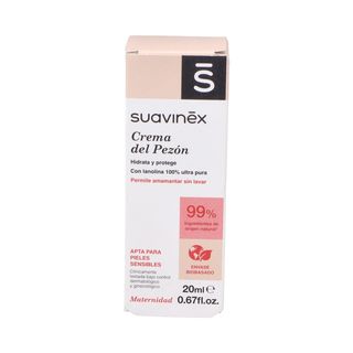 Suavinex Crema Cuidado Pezón 20 Ml.