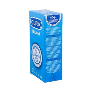 DUREX NATURAL PLUS PRESERVATIVOS 12 UNIDADES
