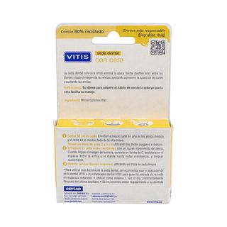 Vitis Seda Dental Con Cera 50 M