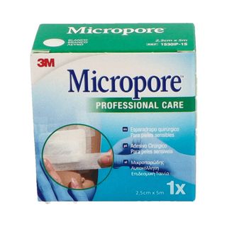Espara Micropore Blanco 5X2,5