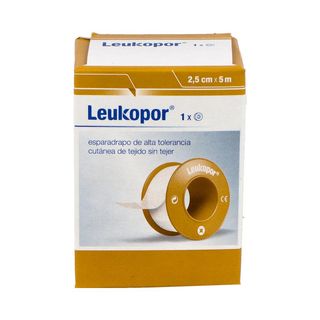 Leukopor Esparadrapo Hipoal Papel 5X2´5 Cm