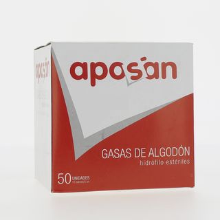 COMPRESA ESTERIL APOSAN 50 UN