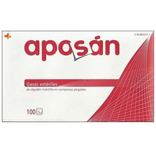 Gasa Esteril Aposan 100 Compresas Cc++>