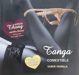Tanga Comestivel Baunilha
