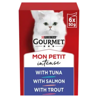GOURMET MON PETIT INTENSE POCHON AU POISSON 6*50GR