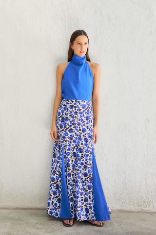 Top Venus Lino Azul XL / Azul