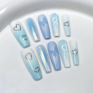 OhMy Nail Korea 100% handmade gel press-on nails faux ongles OMNKL014-XS