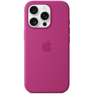 Capa Silicone Apple com MagSafe para iPhone 16 Pro - Fúcsia