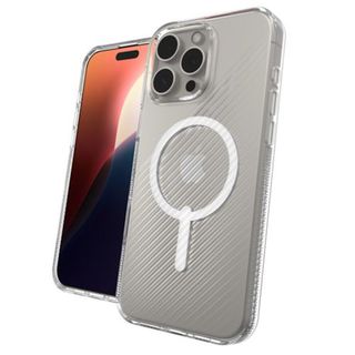 Capa Zagg Luxe Snap com MagSafe para iPhone 16 Pro Max - Transparente