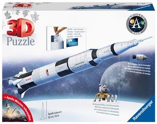 Puzzle 3D Nasa Cohete Apollo Saturno V-11545