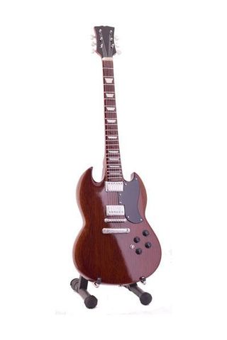 AC/DC - Angus Young: Gibson SG Natural Wood