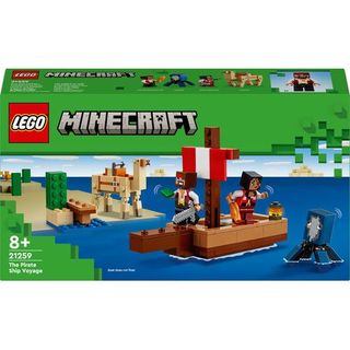 Конструктор LEGO Minecraft Подорож на піратському кораблі (21259)