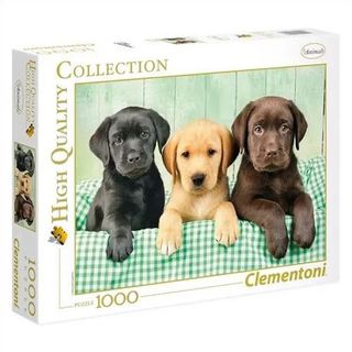CLEMENTONI Пъзел HQ COLLECTION I TRE LABRADOR -115369