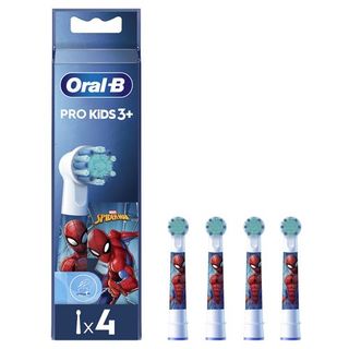 Recargas para Escovas de Dentes Elétrica Criança Oral-B Spiderman - 4 Unidades