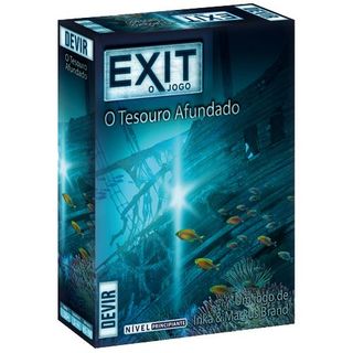 Jogo de Tabuleiro DEVIR EXIT: O Tesouro ACapado (Idade Mínima: 10 anos - Nível Dificuldade: Baixo)