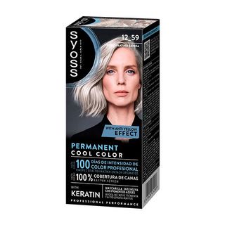 SYOSS Tinte Color Permanent Rubio Platino Ceniza 1309765