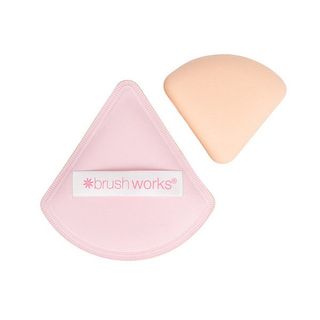 BRUSHWORKS Triangular Pillow Puff Duo 2616853