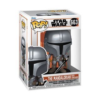 Funko POP! Mandalorian con Sable de Luz-76550