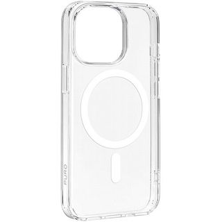 Capa em Silicone com MagSafe Puro Lite Mag para iPhone 15 Pro Max- Transparente (8018417455650)