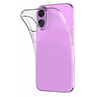 Capa Silicone Puro Nude 0.3 para iPhone 16 Plus - Transparente (8018417484940)