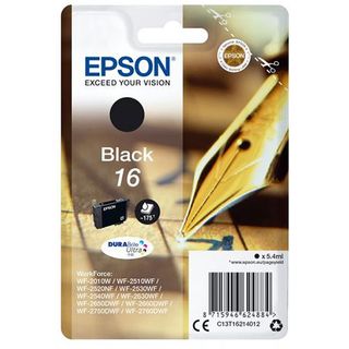 Cartuccia Epson Nera Per Wf2010w Wf2510wf Wf2520nf Wf2530wf Wf2540wf Wf2630wf Wf2650dwf Wf2750dwf - Crtepst16214022