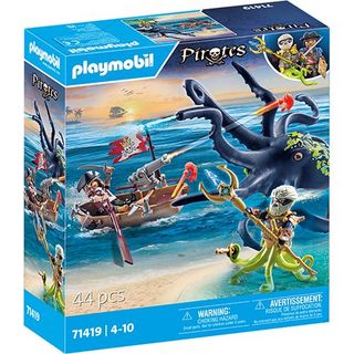 Playmobil Pirates Batalla con Pulpo Gigante-71419