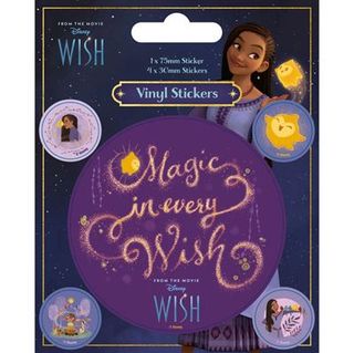 Autocolantes Disney: Magic In Every Wish - Set de 5 Unidades - Pyramid International