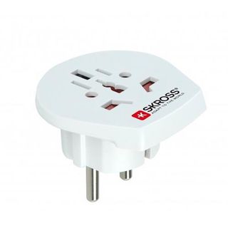 Adaptador Mundial a Europa SKROSS 1500211-E Blanco