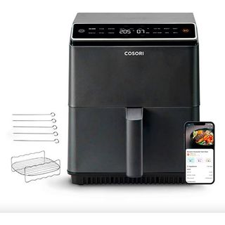 Fritadeira Sem Óleo Cosori Dual Blaze Chef Edition 6.4L - Preto