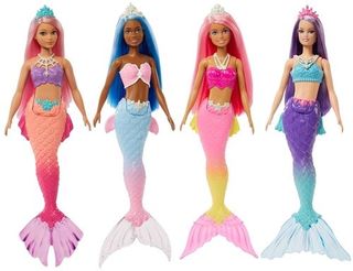 Barbie Dreamtopia Muñeca Sirena Surtida-HRR02