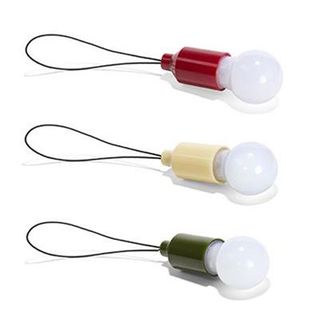 Bombilla de luz portátil Mini Pull, rojo / amarillo / verde