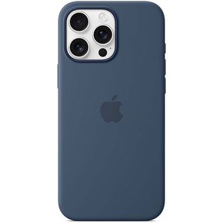 Capa Silicone Apple com MagSafe para iPhone 16 Pro Max - Azul denim (195949885440)