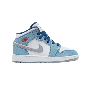 Air Jordan 1 Mid SE French Blue Light Steel FRENCH BLUE / 37.5