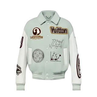 Louis Vuitton University Jacket Leather Details